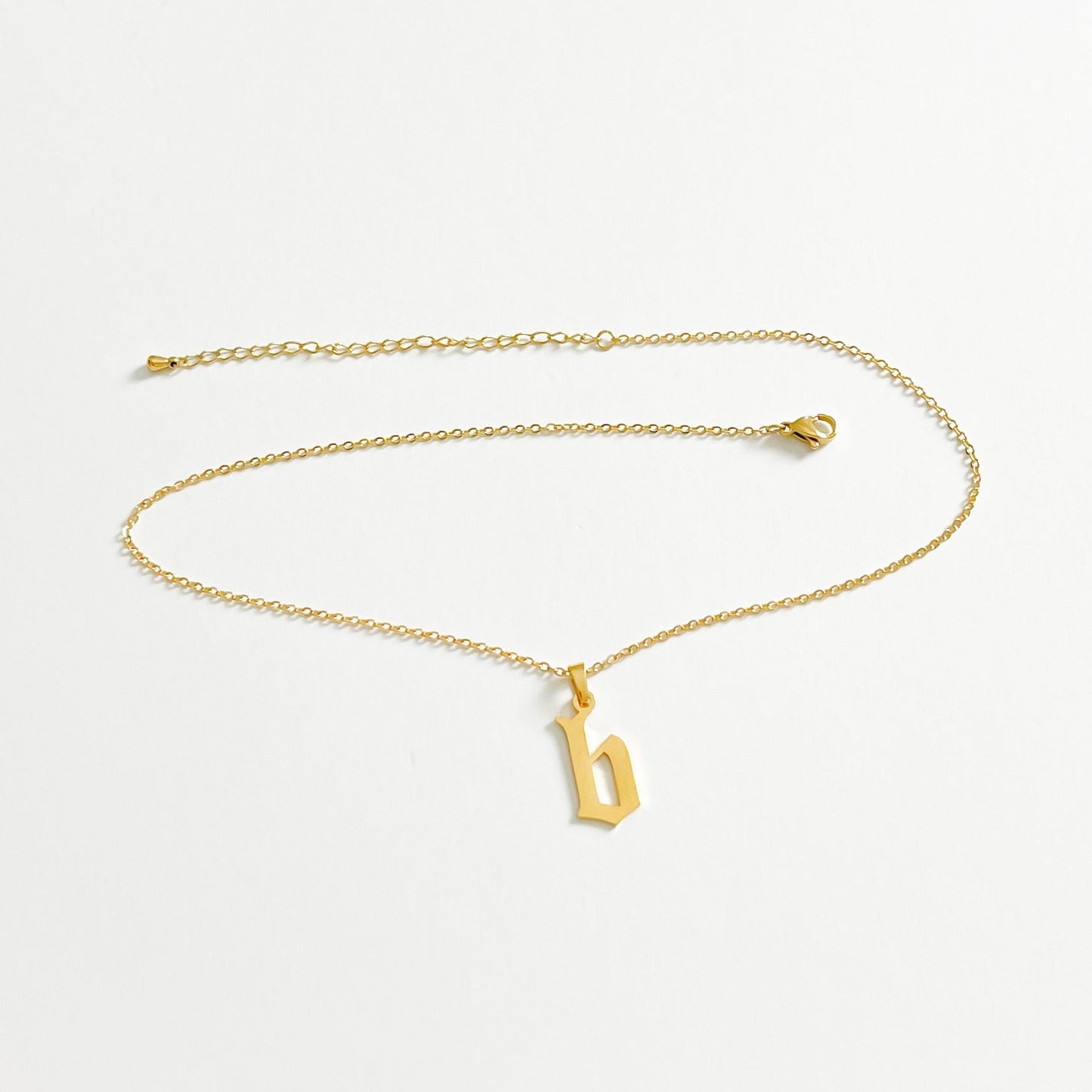 LOWER CASE INITIAL NECKLACE