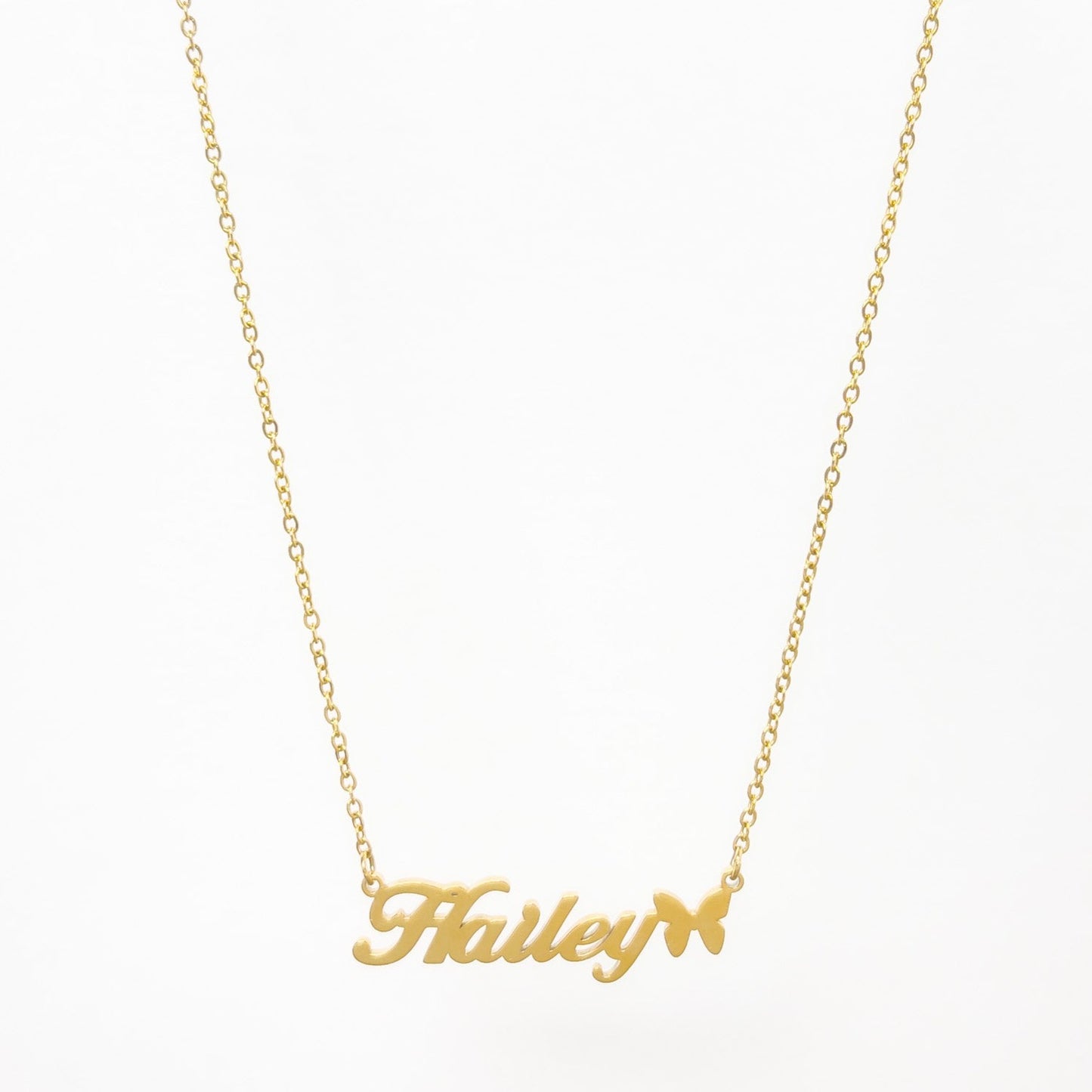 THE PERSONALISED BUTTERFLY NAME NECKLACE