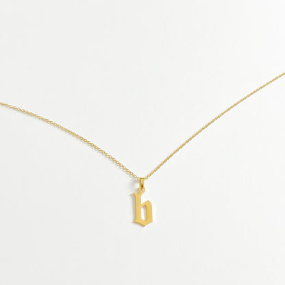LOWER CASE INITIAL NECKLACE