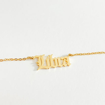 THE OLD ENGLISH ZODIAC NECKLACE